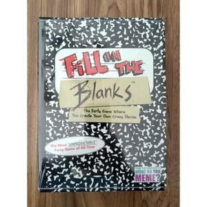 Fill in The Blanks The Party Game Where You Create Your Own Stories New Sealed